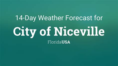 weather forecast niceville fl